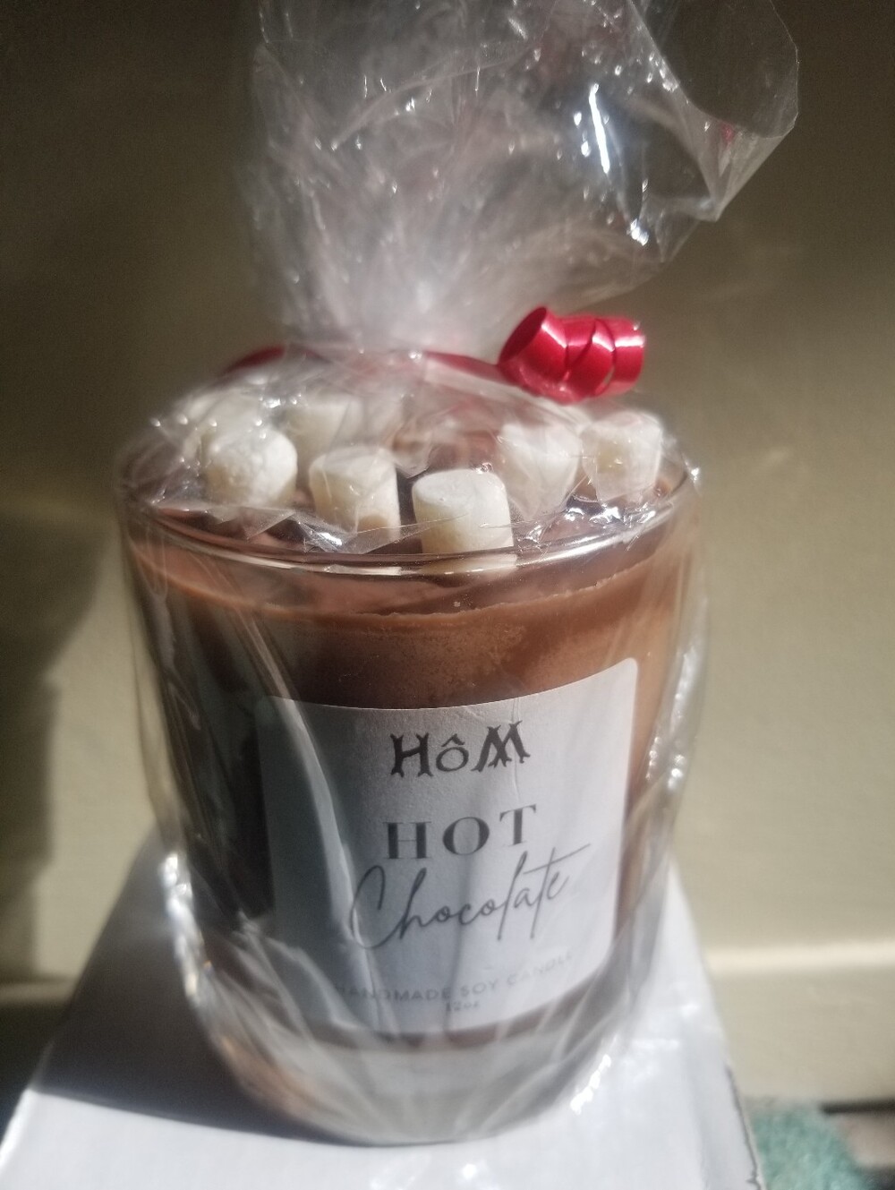 Hom Hot Chocolate Handmade Soy 1 Wick Candle 12oz